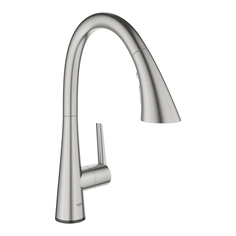 Смеситель для кухни 1/2“ GROHE Zedra Touch сенсорный однорычажный, суперсталь (30219DC2)