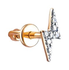 Золотые серьги Vesna jewelry