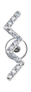 Золотые серьги Vesna jewelry