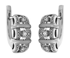 Золотые серьги Арт-Модерн