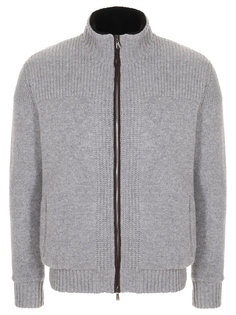 Бомбер кашемировый с меховой подкладкой Fioroni Cashmere