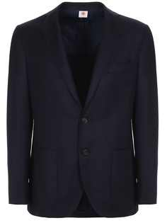 Пиджак из шерсти и шелка Luigi Borrelli