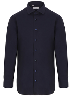 Рубашка Regular Fit из хлопка и кашемира Attolini