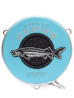 Клатч кожаный Caviar Pepfer