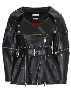 Куртка кожаная Alexander McQueen
