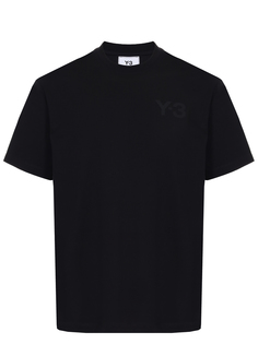 Футболка хлопковая с логотипом Y-3