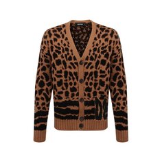 Кардиган из хлопка и шерсти Dsquared2