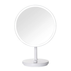 Зеркало для макияжа NV535, с трёхцветной подсветкой и часами Jordan&Judy