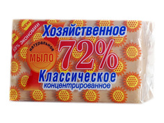 Средства для стирки белья мыло хозяйственное АИСТ Классическое, 72%, 150 г в упаковке