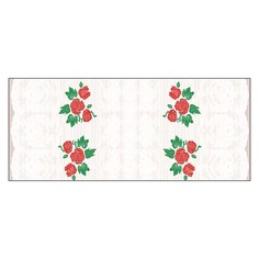 Скатерти ПВХ скатерть КОЛОРИТ ПВХ Пикник 120х180см прозрачная цветы, арт.0-20.04-13