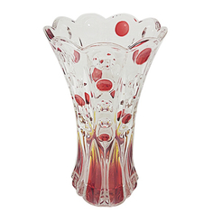 Вазы ваза STOVILLI 25см стекло дизайн 1 красный декор