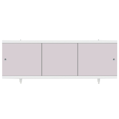 Панели и экраны для ванн экран под ванну МЕТАКАМ Монолит-М 148 см сиреневый