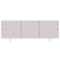 Панели и экраны для ванн экран под ванну МЕТАКАМ Монолит-М 168 см сиреневый