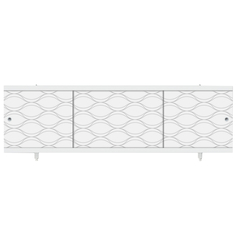 Панели и экраны для ванн экран под ванну МЕТАКАМ Монолит-М 168 см французский шик