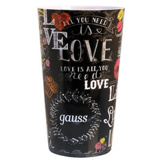Disco проекторы светодиодные стакан с подсветкой GAUSS LCUP Romantic 3хLR44 LED