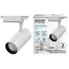 Светильники для трековых систем LED светильник трековый GAUSS Track 1х32Вт 2940Лм 4000K 220В IP20 цилиндр белый
