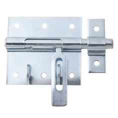 Шпингалеты, засовы шпингалет под навесной замок 10х100мм сталь оцинкованная GAH Alberts