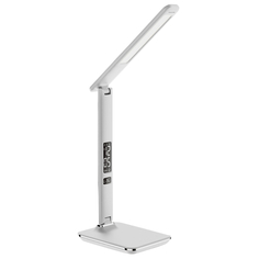 Настольные лампы для рабочего стола LED лампа настольная светодиодная ARTSTYLE с диммером часами и термометром TL-209W белая