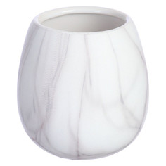 Стаканы для ванной стакан для зубных щеток VANSTORE Белый мрамор керамика