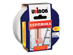 Сетки малярные, серпянка серпянка самоклеящаяся UNIBOB 50ммх20м, арт.51459