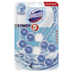 Подвески, стикеры,таблетки и т.д. для унитаза подвеска для унитаза DOMESTOS Power 5 Свежесть океана 2х55г