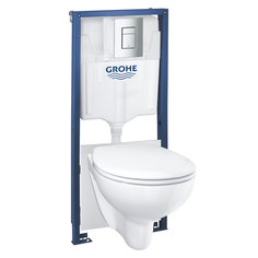 Инсталляции для унитазов система монтажная GROHE Solido 5 в 1 с унитазом