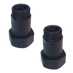 Комплектующие к полотенцесушителям соединение подключения полотенцесушителя гайка/штуцер 1"х3/4" пара черный Indigo