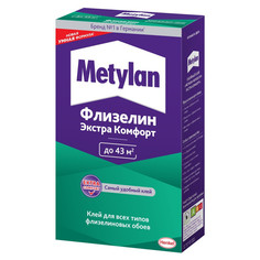 Клей, средства для обоев клей обойный METYLAN Флизелин Экстра Комфорт 300г, арт.2719339