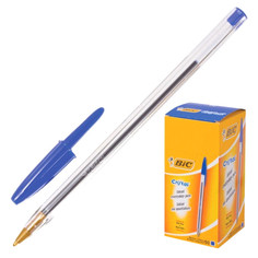 Ручки ручка шариковая синяя BIC Cristal 0,4мм