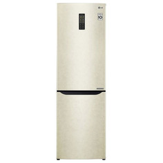 Холодильники двухкамерные холодильник двухкамерный LG GA-B419SEUL 191х60х65,5см бежевый