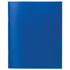 Тетради тетрадь 48л клетка А5 STAFF синяя бумвинил