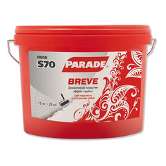 Покрытия декоративные покрытие декоративное PARADE Deco S70 breve мелкая шуба 15кг, арт.0005748