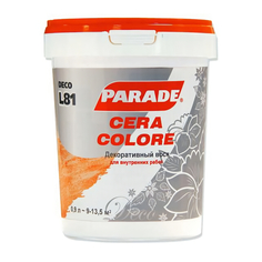 Покрытия декоративные воск декоративный PARADE Deco cera colore L81 бесцветный 0,9л, арт.0005758