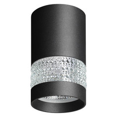 Светильники акцентного освещения круглые светильник накладной NOVOTECH Elina GU10 1х9Вт металл черный