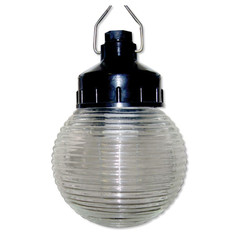 Светильники для технических помещений cветильник подвесной ЭРА Гранат стекло IP44 E27 max 60Вт D150 шар ERA