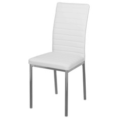 Стулья для кухни стул ЛИНА 430х500х960мм белый искусственная кожа/металл