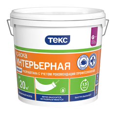 Краски для стен и потолков краска в/д ТЕКС Универсал Интерьерная 3кг, арт.700000521