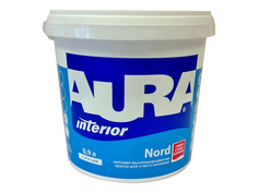 Краски для стен и потолков краска в/д AURA NORD база А для стен и потолков 0,9л, арт.4607003915179