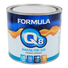 Эмали универсальные эмаль ПФ-115 Formula Q8 черная 1,9кг, арт.ЭК000127371 Престиж