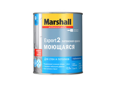 Краски для стен и потолков краска в/д MARSHALL Export-2 BW глубокоматовая 0,9л белая, арт.5248796