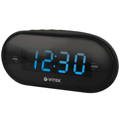 Радиочасы, часы электронные радиочасы VITEK VT-6602 с будильником