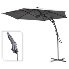 Зонты от солнца зонт от солнца d380см h1,98м серый полиэстер Koopman