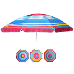 Зонты от солнца зонт от солнца Полоски цветные d143,5см h1,57м п/э в асс-те Koopman