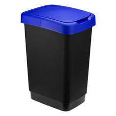 Контейнеры для мусора контейнер для мусора IDEA Твин 25л синий пластик