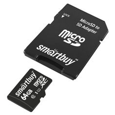 Модули памяти карта памяти microSDXC SMARTBUY 64GB Class 10 UHS-1