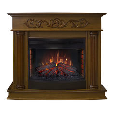 Камины электрические каминокомплект REALFLAME MILANO 25/25,5NT 315+FIRESPACE 25 S IR(NC25) темный орех