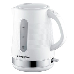Чайники чайник MAUNFELD MGK-631W 2200Вт 1,7л пластик белый