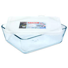 Формы для выпечки форма для запекания PYREX Cook Freez 27x22x9см 4л с крышкой прямоугольная жаропрочное стекло