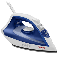 Утюги утюг TEFAL FV1711E0 1800Вт 80г/мин антипригарное покрытие белый, синий