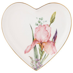 Тарелки тарелка LEFARD Irises сердце 15см десертная фарфор